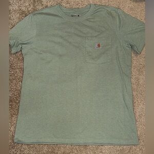 Carhartt Loose Fit Pocket T-Shirt Green Size Large